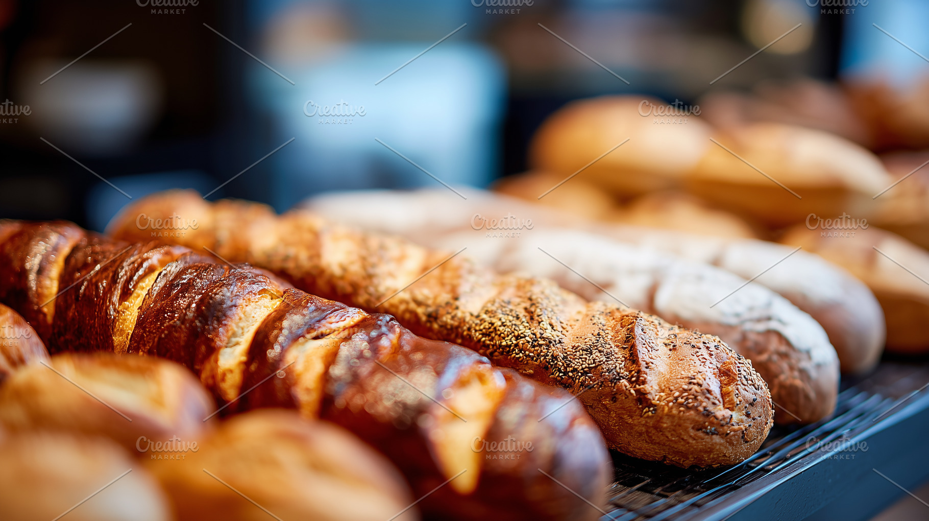 Freshly baked artisan breads, a Food & Drink Photo by MistyDay