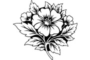 Vintage Botanical Flower Vector Set, an Object Illustration by Designer_Momina (Thumbnail 4 of 26)
