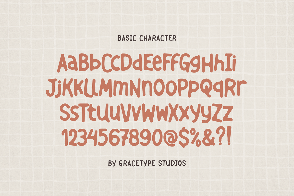 Ahoila | Hand Drawn Display Font, a Handwritten Font by gracetype_studio (Photo 10 of 12)