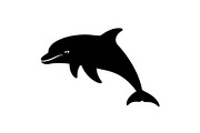 Dolphin Jumping Silhouette Vector, an Illustration by Designs_River (Thumbnail 49 of 51)
