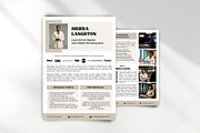 Editable Speaker Sheet Template, a Brochure Template by Business Chic (Thumbnail 2 of 4)
