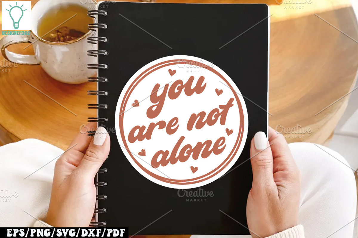 Boho Mental Health Sticker Bundle, a Graphic by Designer302 (Photo 19 of 22)