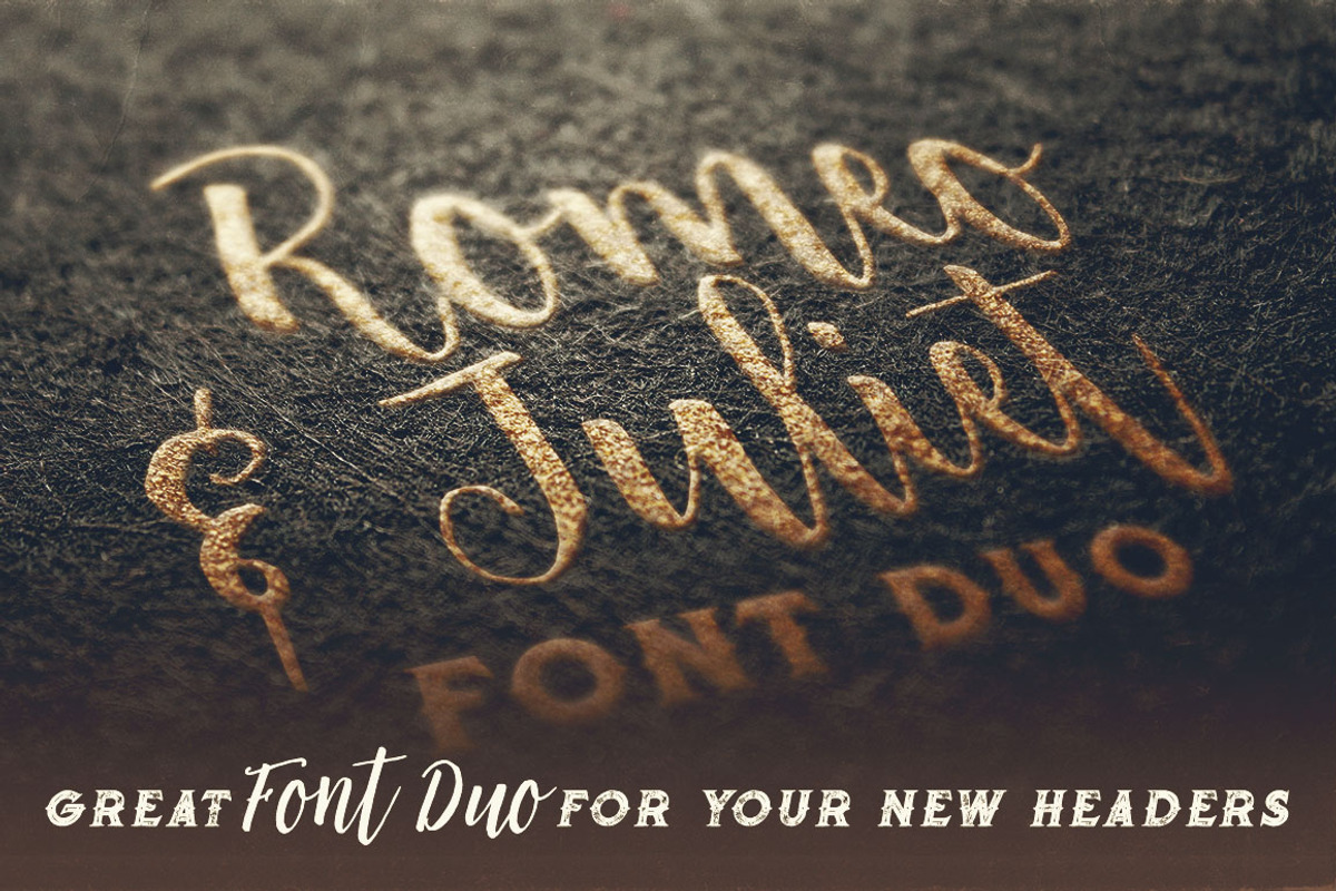 Romeo & Juliet Font Duo preview 4