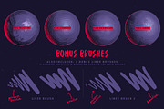 Procreate Rake Brushes, a Brush Add-On by MiksKS (Thumbnail 9 of 11)