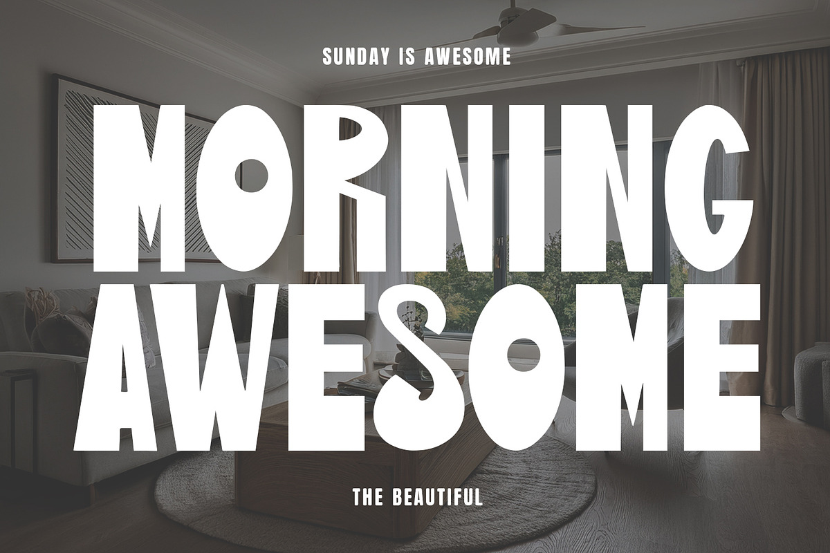 Rathe Oklum Modern Bold Display Font, a Sans Serif Font by Maulana Creative (Photo 2 of 8)