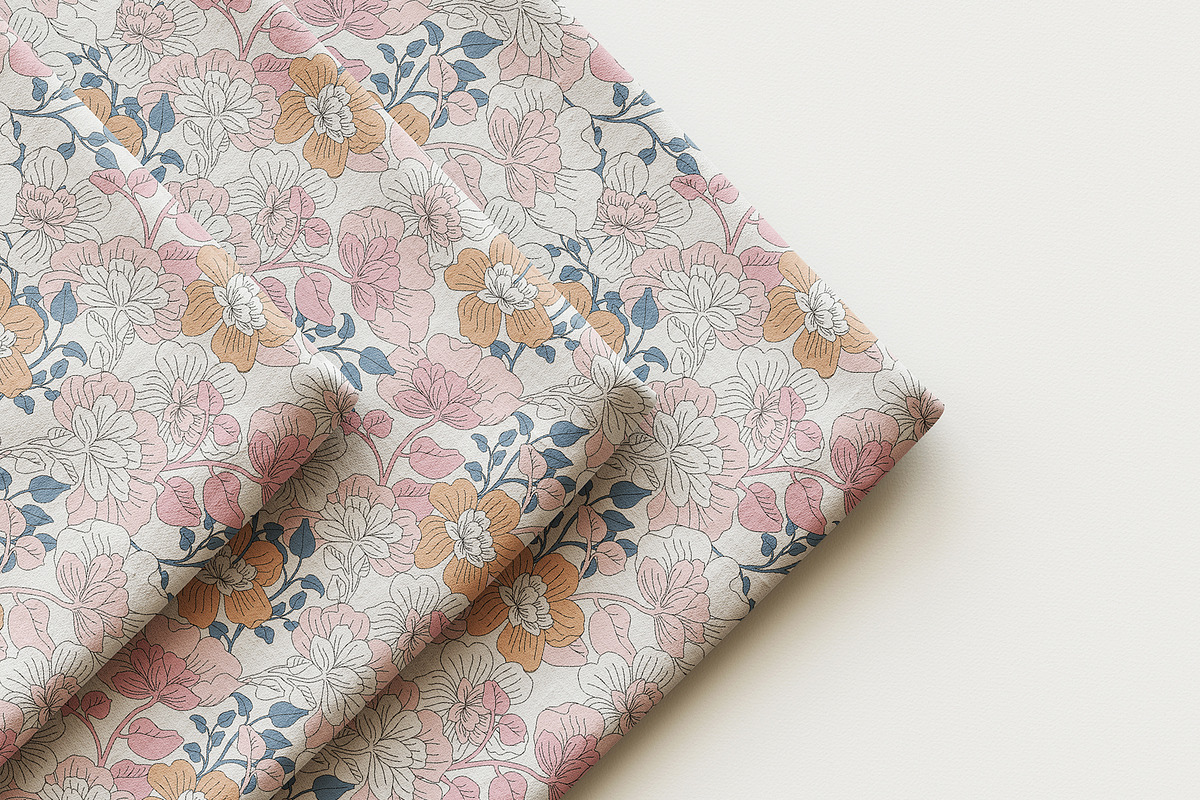 Botanical Summer Floral Pattern, a Pattern Graphic by StudioGlouna (Photo 9 of 9)