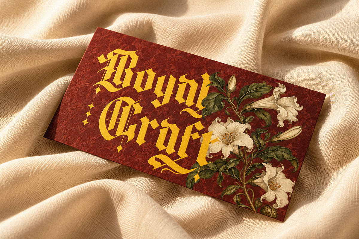 Rhavens, a Blackletter Font by Rahagita Studio (Photo 11 of 14)