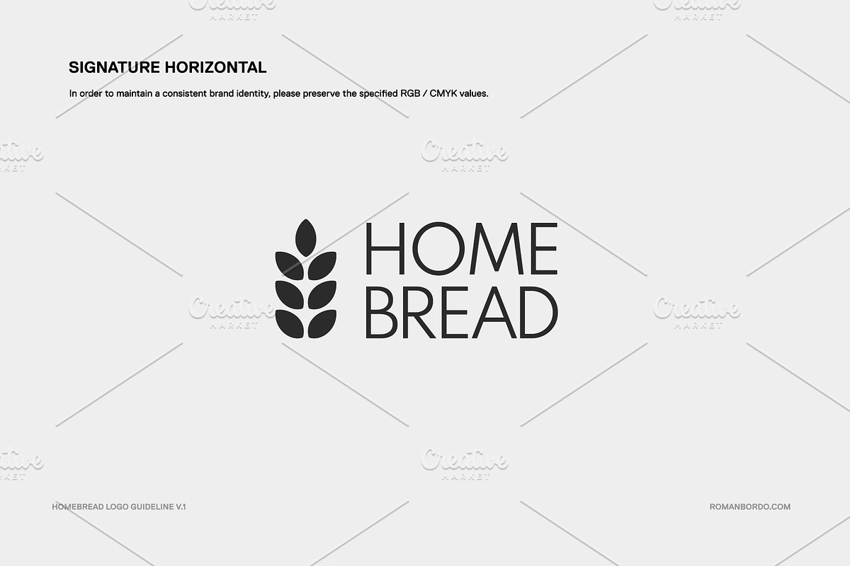 Home Bread Brand Bakery, Pastry Logo, a Branding & Logo Template by Bordo (Photo 6 of 11)