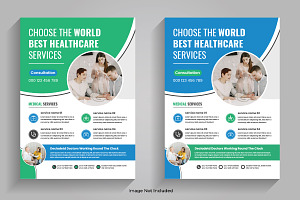 Healthcare & Medical Service Flyer, a Flyer Template by Tanuart