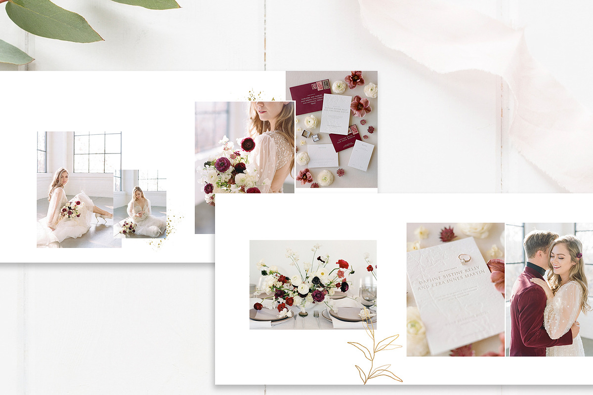 Gold Luxe Photography Album PSD, a Stationery Template by By Stephanie Design (Photo 7 of 13)