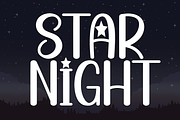 Star Night | Script Font, a Handwritten Font by Scratchones (Thumbnail 1 of 9)