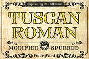 FHA Tuscan Roman, a Serif Font by Fontry West (Thumbnail 2 of 14)