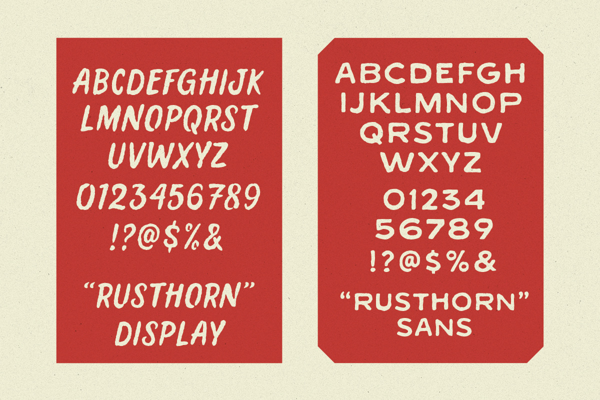 Rusthorn - Font Duo