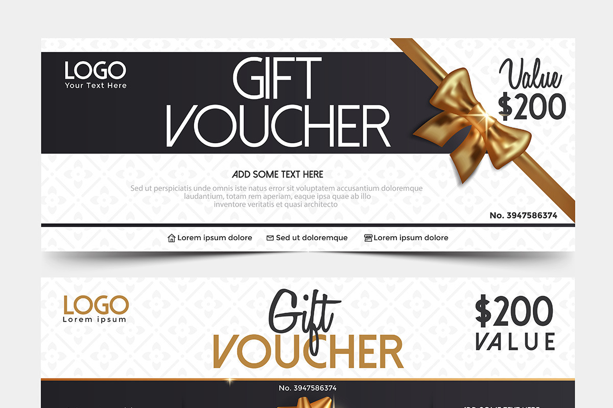 Collection of elegant gift vouchers, an Invitation Template by Creative Graphics (Photo 9 of 13)