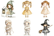 Neutral Halloween Clipart, an Illustration by CitraGraphics (Thumbnail 2 of 6)