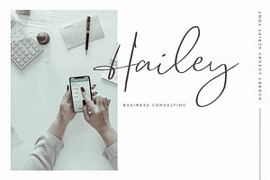 Audrey Luxury Script Font