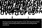 Sacukope Brush Display Typeface, a Handwritten Font by mesuka (Thumbnail 4 of 6)