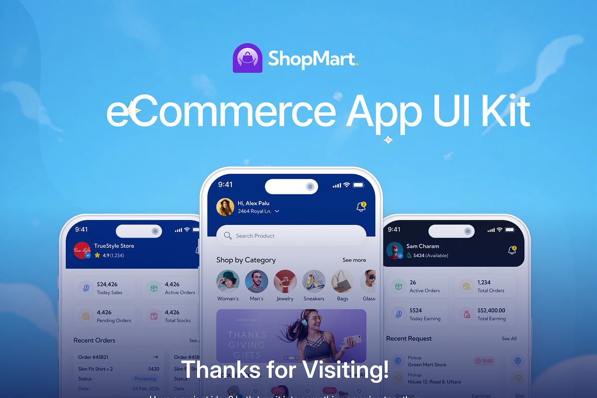 eCommerce Mobile App UI Kit, an UI Kit Template by DesignsLab (Photo 8 of 8)
