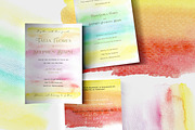Gradient watercolor background set, a Texture Graphic by Alena Solonshchikova (Thumbnail 9 of 11)
