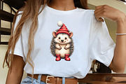 Patchwork Christmas Cute Animals Cli, an Illustration by CrexoraLab (Thumbnail 2 of 5)