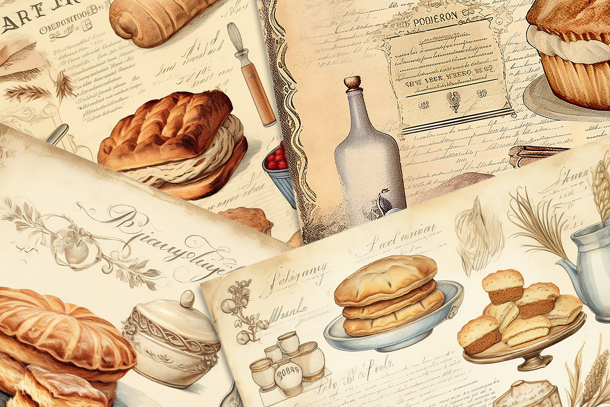 Granny's Antique Kitchen Recipes, a Graphic by Fun Digital (Photo 3 of 6)