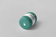 Supplement Jar & Box Mock-up 2, a Cups & Container Mockup by Yogurt86 (Thumbnail 6 of 10)