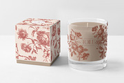 Antique Floral Toile Patterns, a Pattern Graphic by Eclectic Anthology (Thumbnail 5 of 14)