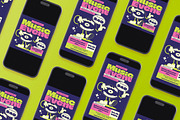 Retro Music Event Flyer Set, a Flyer Template by Aiyari Graphic (Thumbnail 2 of 3)