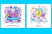 9 line art business illustration., a Finance Illustration by VectorStory (Thumbnail 3 of 5)