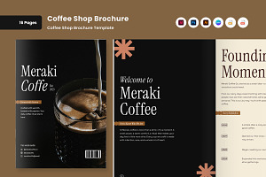 Premium Café Marketing Brochure, a Brochure Template by twinstd