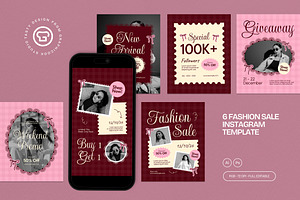 Fashion Sale Instagram Template, a Social Media Template by graphicook
