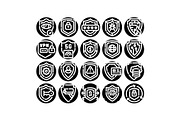 Cybersecurity safeguard shield icons, an Object Graphic by pikepicture (Thumbnail 1 of 3)