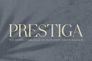 Prestiga | Elegant & Modern Display, a Serif Font by OWPictures (Thumbnail 1 of 8)