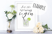 White Frame Mockup Scene, a Print Template by Pixomize (Thumbnail 2 of 2)