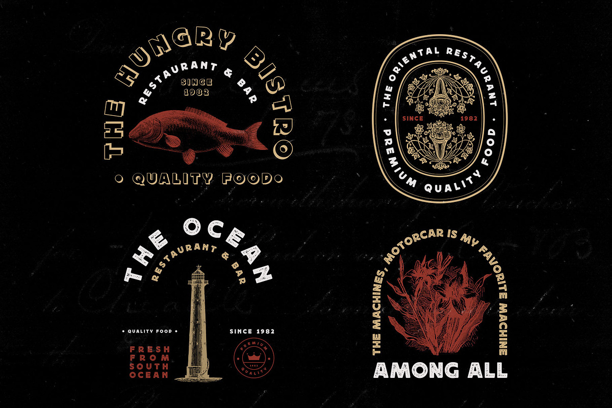 Rushen - Vintage Inspired, a Sans Serif Font by Arterfak Project (Photo 5 of 13)