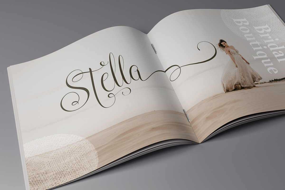 Tritonal, a Script Font by Papermode Co. (Photo 4 of 15)