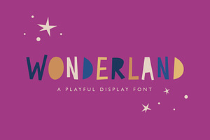 Wonderland Papercut Style Font