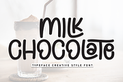 Milk Chocolate | Script Font, a Script Font by Scratchones (Thumbnail 1 of 9)
