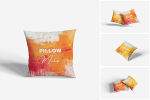 Pillow Mockup, a Product Mockup by MrLetters