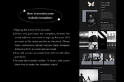 Wix Website Template Photography, a Wix Template by Wixify Studio (Thumbnail 3 of 7)