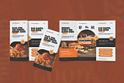 Serious Fast Food - Trifold Brochure, a Brochure Template by AQR Studio (Thumbnail 2 of 2)