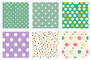 Easter Polka Dot Seamless Patterns, an Illustration by Dream Creation (Thumbnail 5 of 7)