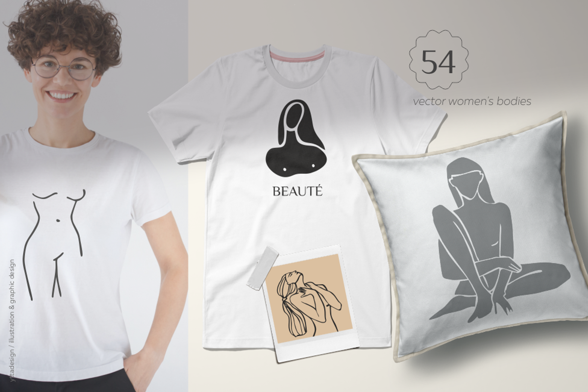 Women's bodies, Prints & Elements, an Object Graphic by yttadesign (Photo 11 of 18)