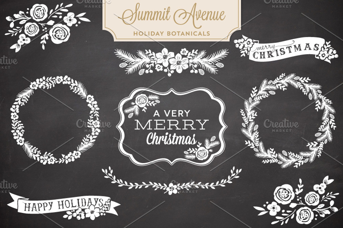 Holiday Botanical PNG Designs, an Illustration by Summit Avenue (Photo 3 of 4)