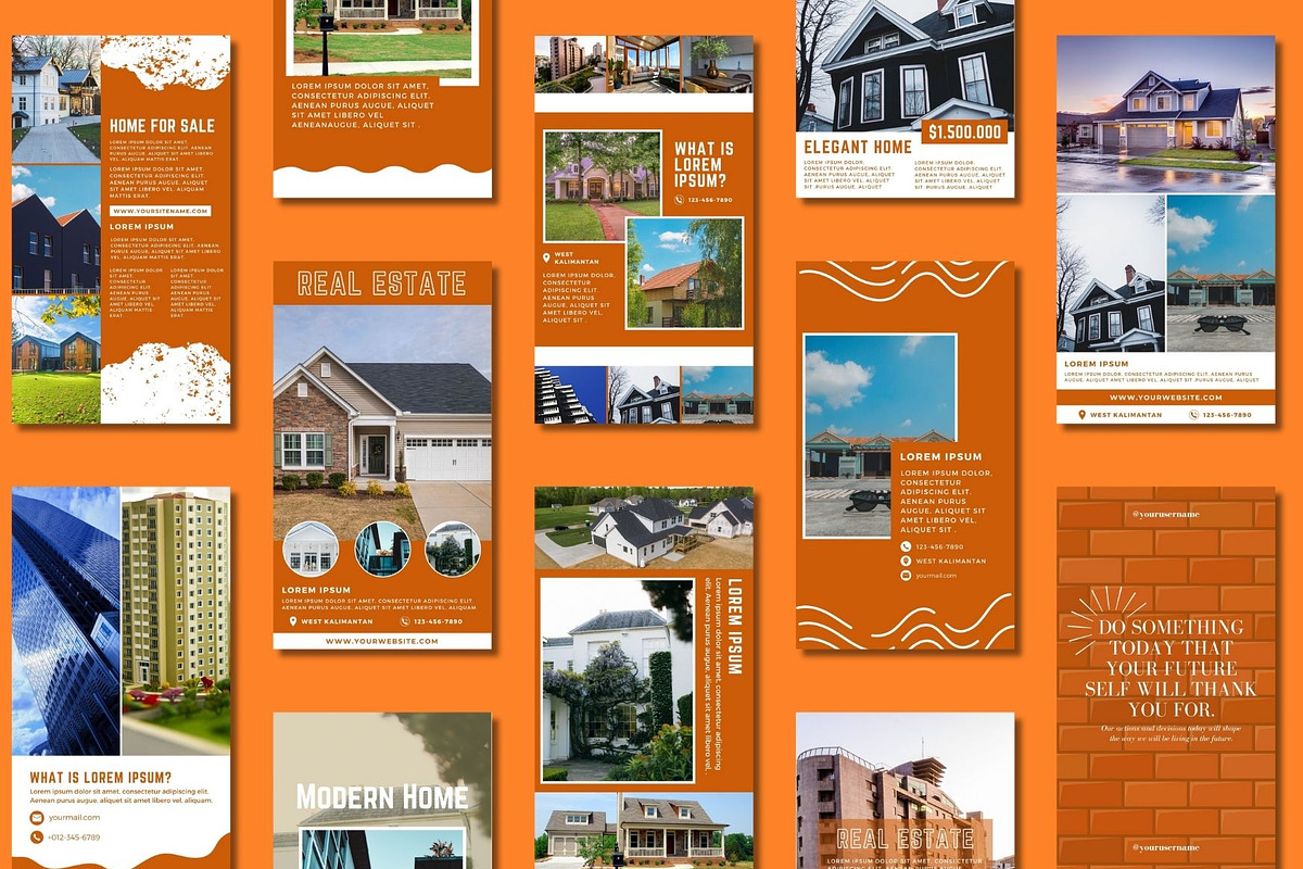 Real Estate Story Canva Templates, a Templates & Theme by BoontenStudio (Photo 3 of 8)