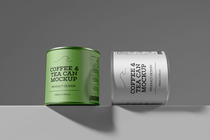 Coffee Tea Can - Mockup