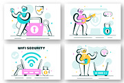 10 WiFi Security Wireless Technology, a Technology Illustration by denayunebgt (Thumbnail 3 of 4)