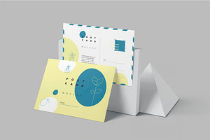 7x5 Post Card Mockup, an Advertising Mockup by megostudi0