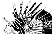 Tropical fish. Vector illustration, an Animal Illustration by Tettygreen (Thumbnail 3 of 3)