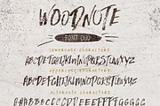 Woodnote Font Duo, a Script Font by Anna Ivanir (Thumbnail 4 of 9)